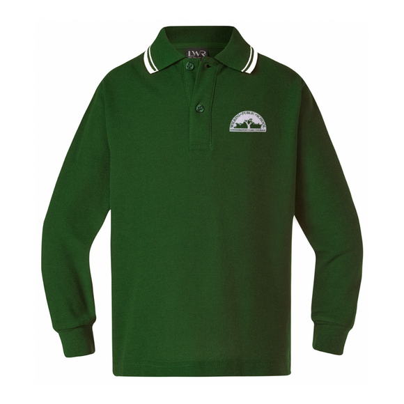 Green Long Sleeve Poly Cotton